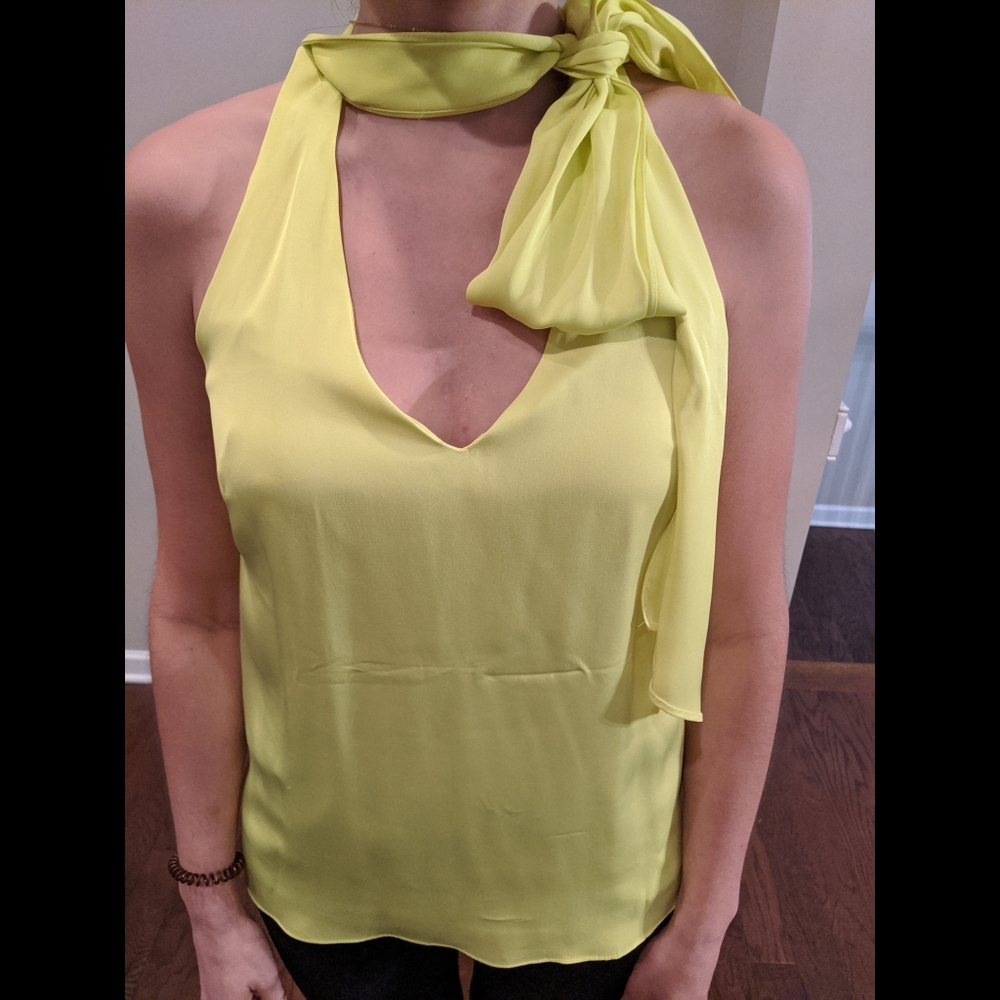 Milly Neon Silk Tank